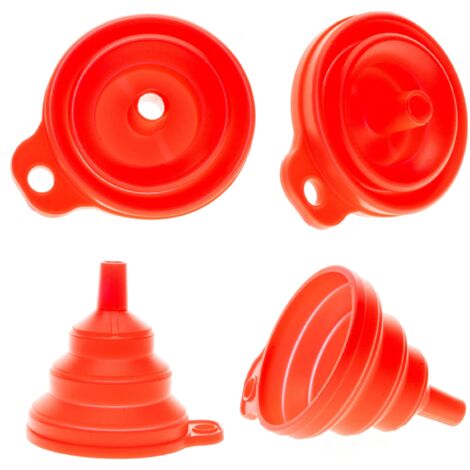 Entonnoir 3 en 1 Cuisipro 2,5, 9 et 14 cm Rouge