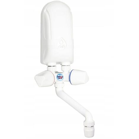 Chauffe-eau instantané Dafi 3,7 kW avec batterie blanche 230 V