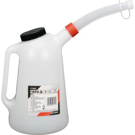 Verseur d'atelier 3L, en PE, entonnoir flexible. YT-06983 yato (1/3)