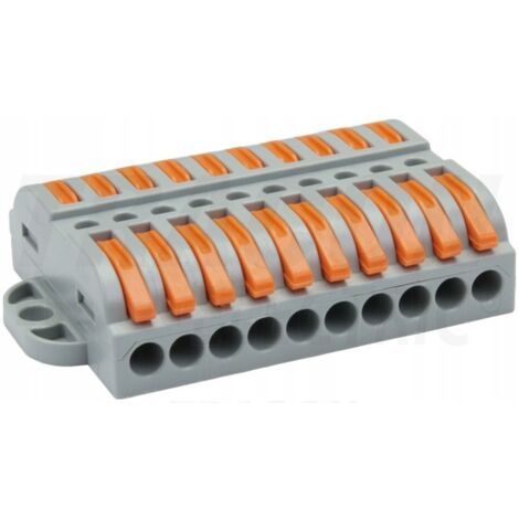 Connecteurs à levier à dégagement rapide 10 pistes 0,5 - 4 mm² OVOFT1010 TRACON (1/5)