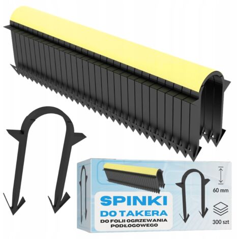 Clips pour chauffage par le sol Takera Clips 300 pièces 60 mm Clips pour chauffage par le sol en aluminium (1/5)