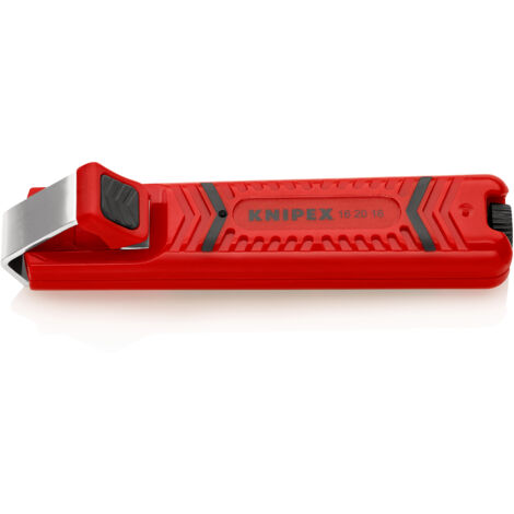 KNIPEX 16 20 16 SB Outil à dégainer avec lame scalpel boîtier en plastique résistant aux chocs 130 mm