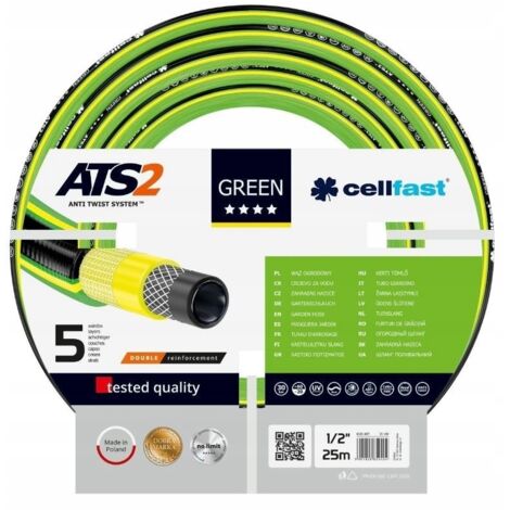 TUYAU D'ARROSAGE VERT ATS 1/2 25MB - C 15-100 (1/2)
