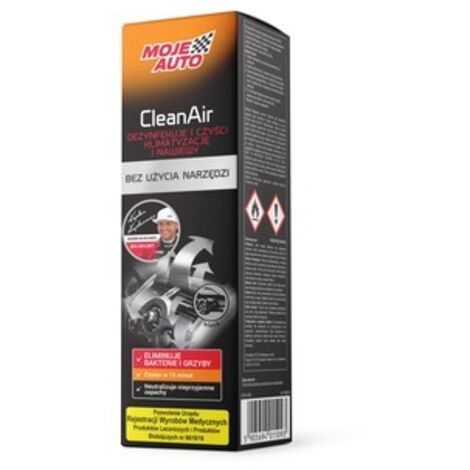 Clean Air Black - Désodorisant pour climatisation de voiture 150 ml