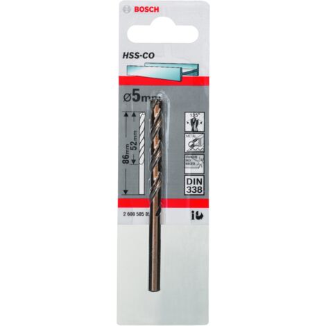 Foret HSS-CO 135 5,0/52 mm - B 2608585851 (1/5)