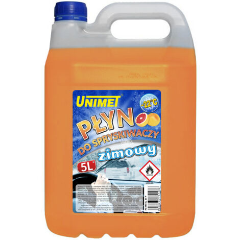 LIQUIDE LAVE-GLACE HIVER 5L DO-22 SUR ÉTHANOL ORANGE - LIQUIDE 5L ZI P