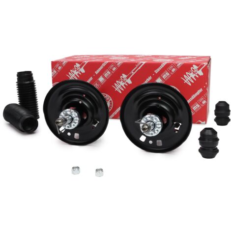Amortisseurs avant pour Renault Mégane III – Pression du gaz – Jambes de suspension – Bitube – Jeu de 2 avec caoutchouc support