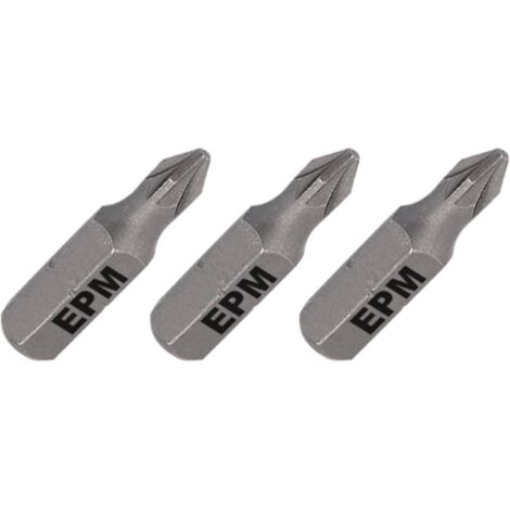 Embout de tournevis 25 mm, lot de 3, PZ1 - E-400-0374 (1/3)