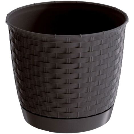 Pot de fleurs rond Ratolla - ombre - PP-DRLO165U (1/5)