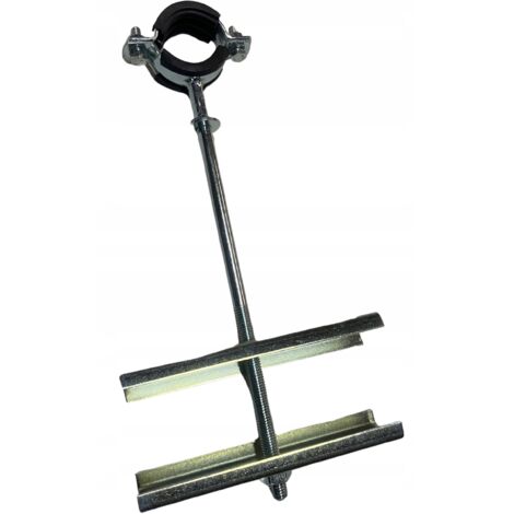 Support de protection contre la foudre pour poteau en acier galvanisé 3/4" (1/3)