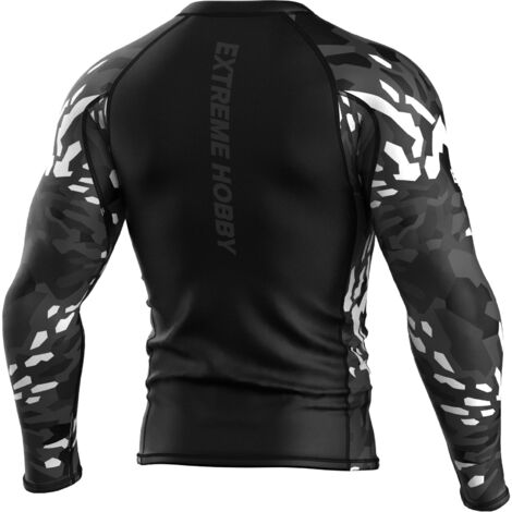 SMMASH Rashguard Homme à Manches Longues, Tee Shirt Pour Hommes, T