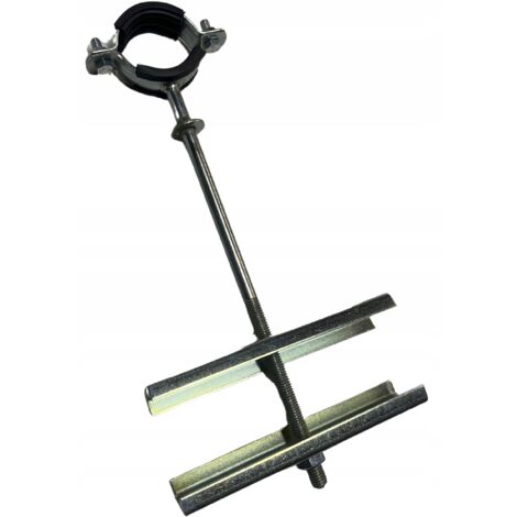 Support de protection contre la foudre pour poteau en acier galvanisé de 1 1/2 po (1/3)