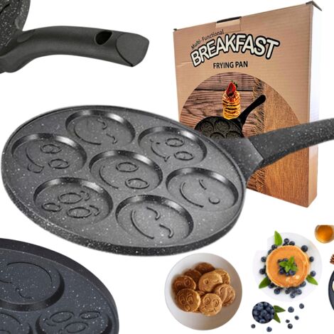 Poêle antiadhésive pour œufs et crêpes 26 cm