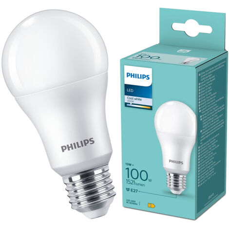 Ampoule LED Philips E27 100W à couleur neutre (1/2)