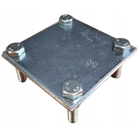 Support de paratonnerre, connecteur en croix pour fer à souder S-50, acier galvanisé (1/4)