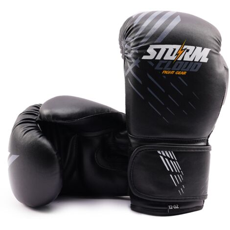 Gants de boxe StormCloud Lynx Noir/Gris 16 oz (1/5)
