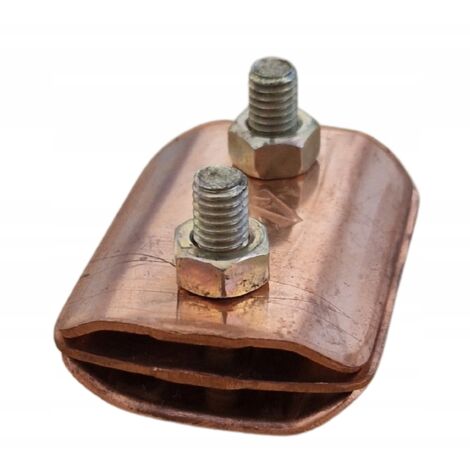 Connecteur double universel, support de protection contre la foudre, CUIVRE CU (1/3)