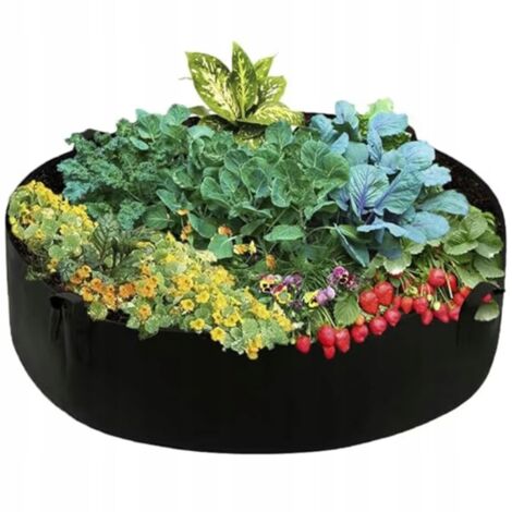 Pot de fleurs en tissu pour jardin, idéal pour planter tous types de plantes.