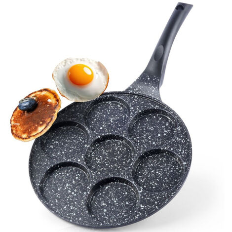 Lot De 4 Moules à Crêpes, Moules Ronds En Silicone Avec 7 Trous Pour Fabrication D