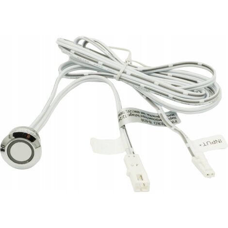 Interrupteur tactile LED avec variateur CHROME