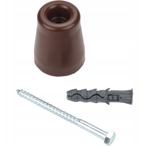 Butée de porte GRAND MARRON 50 mm x 60 mm (1/5)