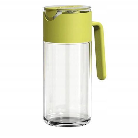 Distributeur d'huile et de vinaigre automatique en verre anti-goutte de 500 ml