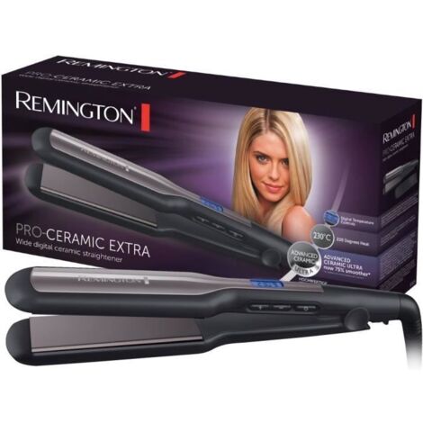 Fer à lisser à chaleur 150°C – Plaques 4,5 cm – Pour cheveux fins et normaux – Technologie de protection contre la chaleur – Remington (1/5)