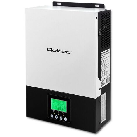 Onduleur solaire hybride hors réseau Qoltec 2,4 kW 80 A MPPT Sinus