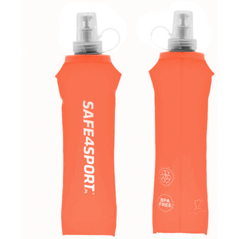 Bouteille d'eau souple et flexible, bouteille d'eau de course, 500 ml (1/5)