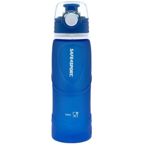 Grande bouteille d'eau pliable en silicone 750 ml (1/5)