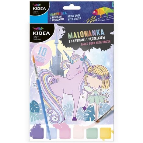 JoyCat Livre De Coloriage Magique à L'Eau Licornes - Kit Peinture Aquarelle Sans Dégât 3-8 Ans, Cadeau Fille Garçon