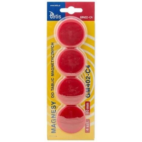 Aimants pour tableaux 40 mm/4 rouges 5408 (1/5)