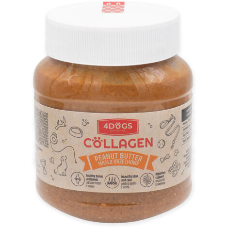Beurre de cacahuète 100 % cacahuètes 330 g 4DOGS (1/4)