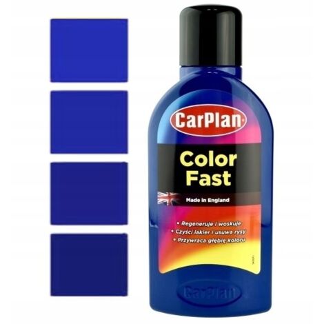 Cire de voiture Carplan pour coloration de peinture anti-rayures, bleu