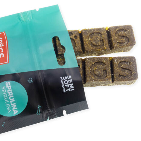 Barres de viande de canard - Spiruline et bois de cerf - Semi-molles - Lot de 2 (1/5)