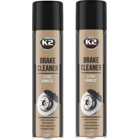 2 x K2 NETTOYANT FREINS POUR NETTOYER, DÉGRAISSER ET DÉGRAISSER LES FREINS À DISQUE (1/5)