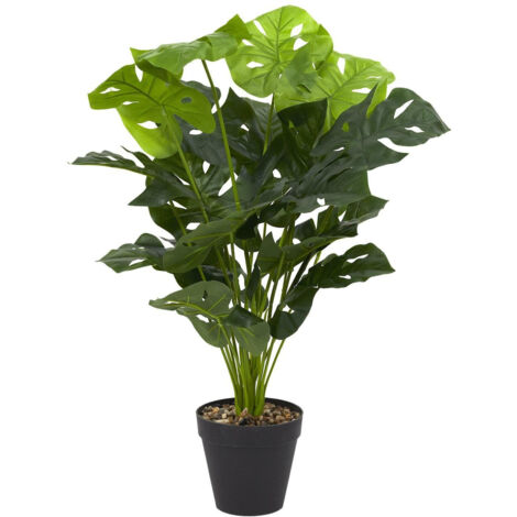 Plante artificielle Monstera en pot de 80 cm de haut (1/5)