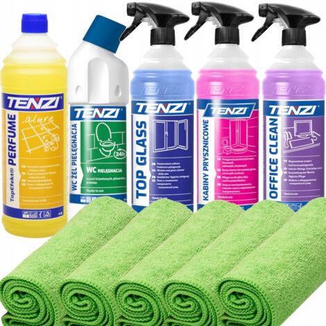 TENZI ENSEMBLE DE NETTOYANTS LIQUIDES POUR LA MAISON, LA SALLE DE BAIN, LES FENÊTRES XXL (1/5)