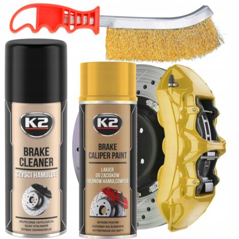 KIT DE PEINTURE POUR ÉTRIER DE FREIN K2 SPRAY DORÉ
