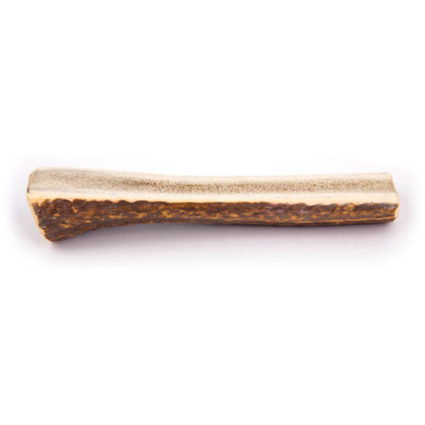 Jouet à mâcher en bois de cerf R-Line 4DOGS taille XXL facile (1/5)