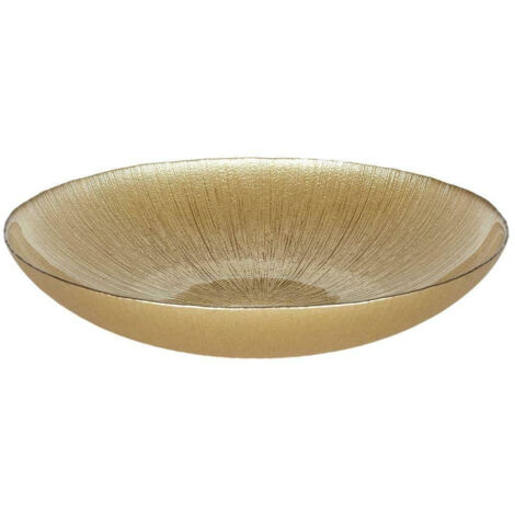 Dore BOL 30cm OR scintillant VERRE glamour (1/4)