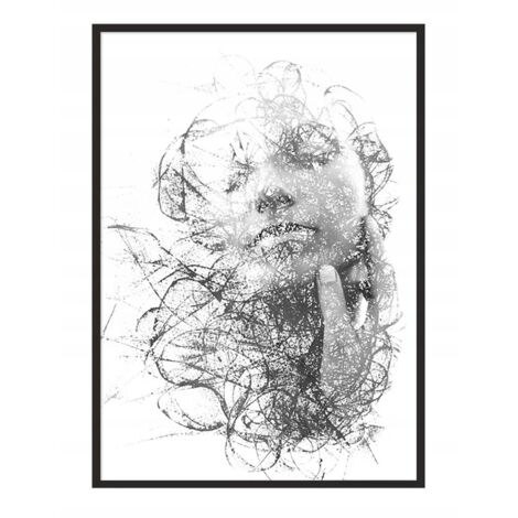 AFFICHE PHOTO ENCADRÉE 53x73 cm Femme Saint Valentin P739 (1/4)