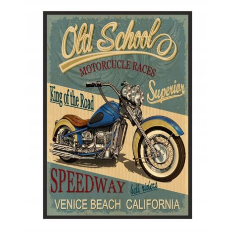AFFICHE PHOTO ENCADRÉE 53x73 cm Garage Motor P1852 (1/4)