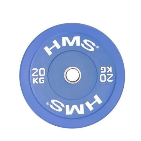 Plaque de protection HMS 20 kg - Bleue - pour exercices olympiques (1/2)