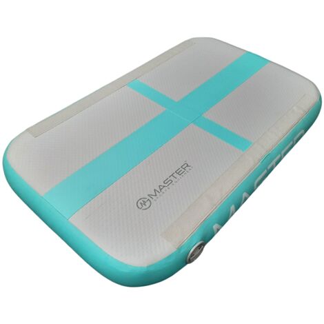 Tapis de gymnastique Airboard MASTERJUMP 60 x 100 x 10 cm - Turquoise (1/4)