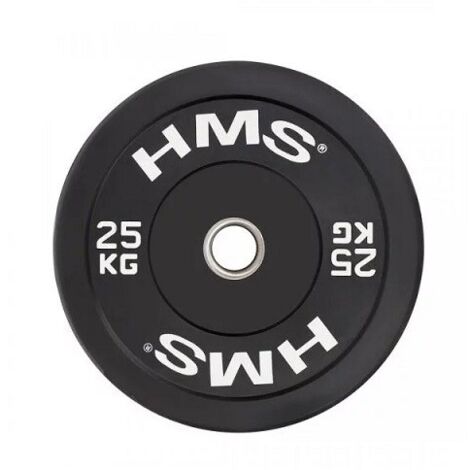 Disque pare-chocs HMS 25 kg - Noir, pour la musculation (1/2)