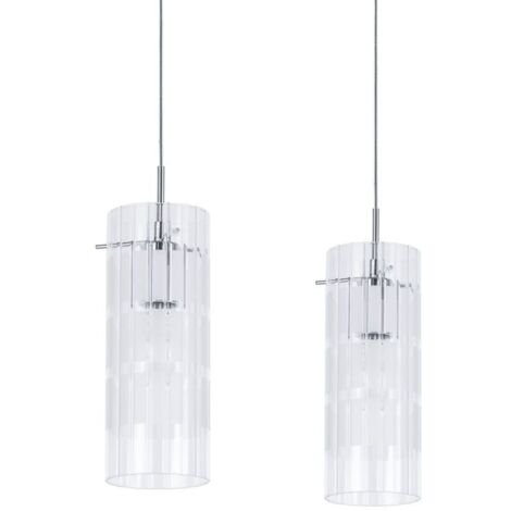 Suspension chromée MAX 2 E27 italux MDM1957-2 (1/3)