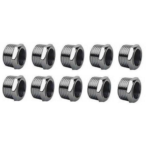 RÉDUCTEUR CHROME 1/2 X 3/8 POUCE CHROME (1/2)