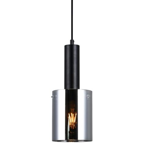 Suspension Sardo 1 E27 noire italux PND-5581-1-BK+SG (1/3)