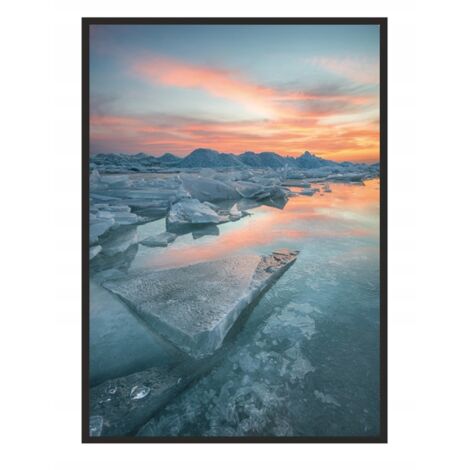 AFFICHE PHOTO ENCADRÉE 53x73 cm Islande P583 (1/4)
